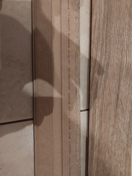 Listwa, cokół MDF kolor dąb 4,10 mb