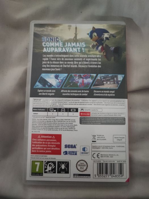 Sonic Frontiers de Nitendo Switch