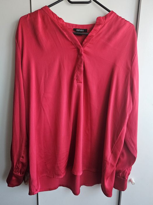 Elegancka bluzka r.42 XL dekolt V