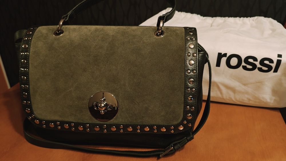 Torebka kuferek khaki Gino Rossi