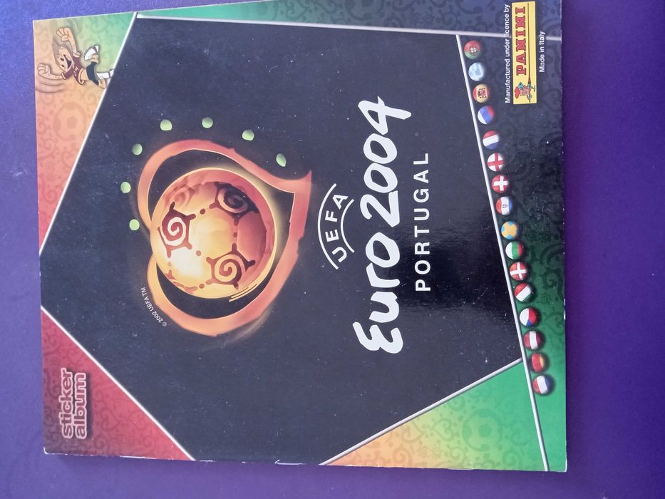 Caderneta de Cromos Euro 2004 UEFA Portugal