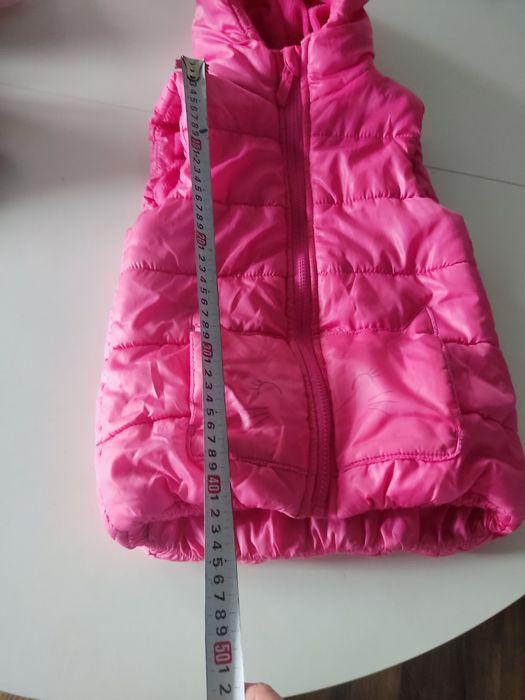 Bezrękawnik dla dziewczynki 122/128