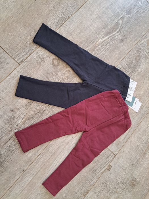 Getry/ legginsy ocieplane - 2 pak - rozm 86
