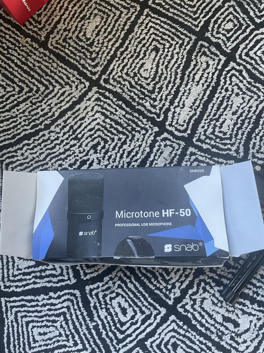 Mikrofon snab hf-50 ze statywem
