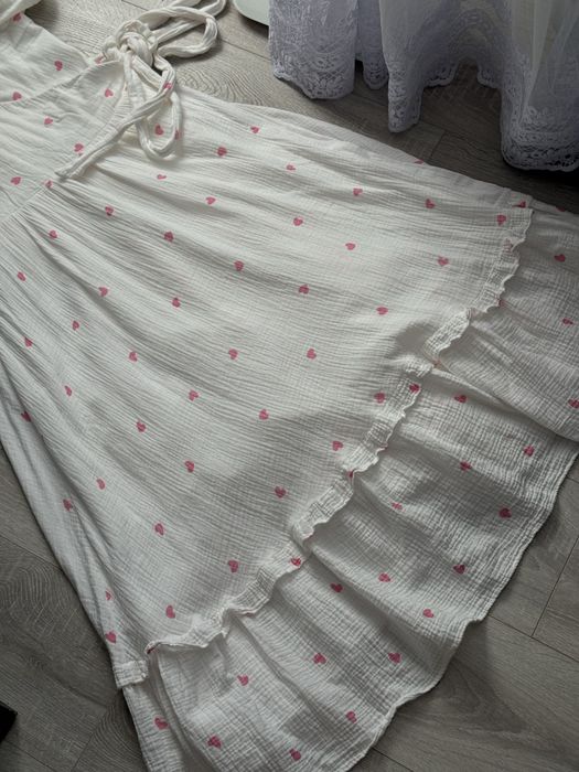 Сукня муслінова на запах