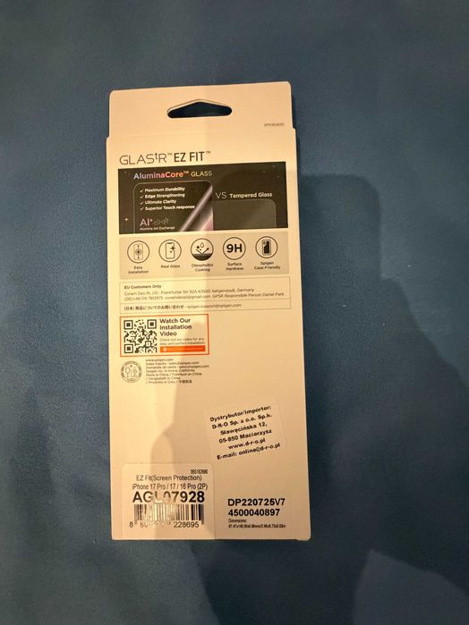 Spigen Glas.tR EZ Fit szkło iPhone 17 Pro 2-Pack nowe