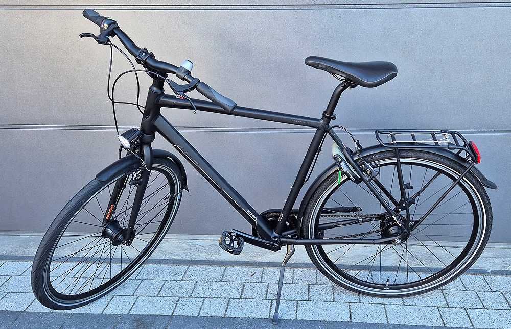 KOGA F3 Nexus 8 H57 czarny męski miejski trekkingowy rower holenderski