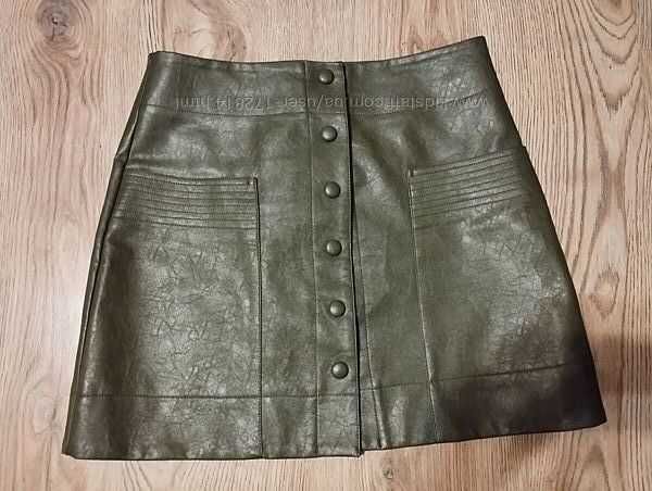 Шкіряна  спідничка