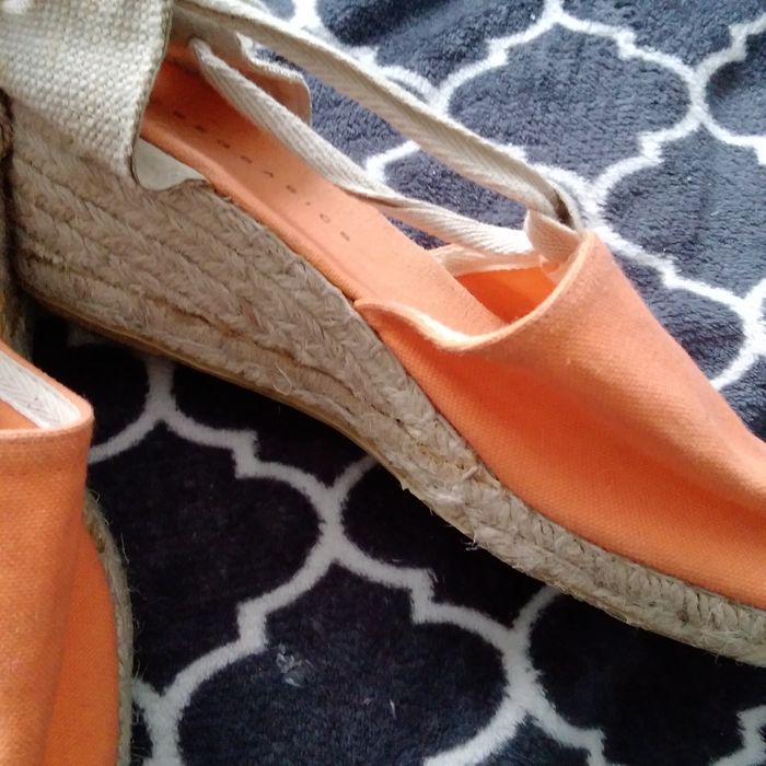 Espadryle  na koturnie 39