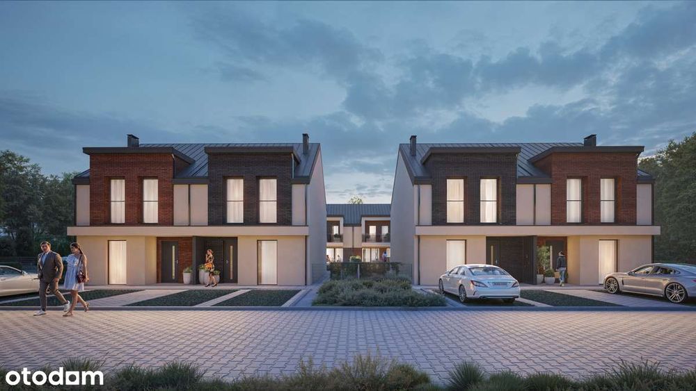 Nowy bliźniak 86,5m2 | 163 m2 ogródka | 2 miejsca postojowe