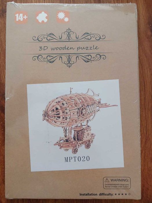 3д пазли конструктор дерев'яний
