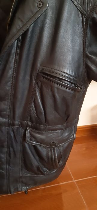 Casaco de pele homem