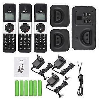 BISOFICE D1002 TAM-T Telefone sem fio de 3 aparelhos com máquina de at