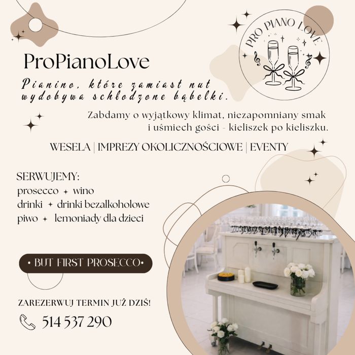 Prosecco Pianino | Mobilny bar