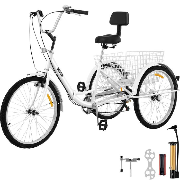 Bicicleta para adulto com cesta