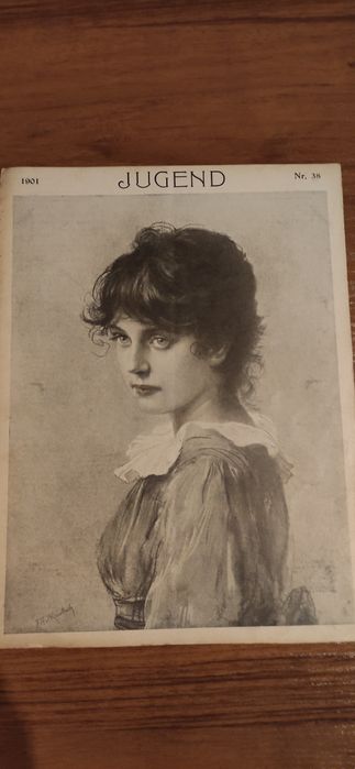 Niemieckie czasopisma artystyczne Jugend 1901.