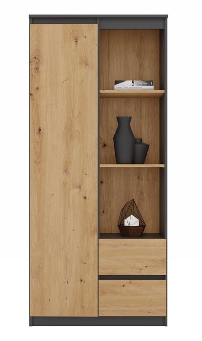 Regał 80 cm BILY Biurowy 7 Półek Drzwi RS-80 Różne Kolory