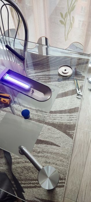 Стеклянный стол ремонт ножек