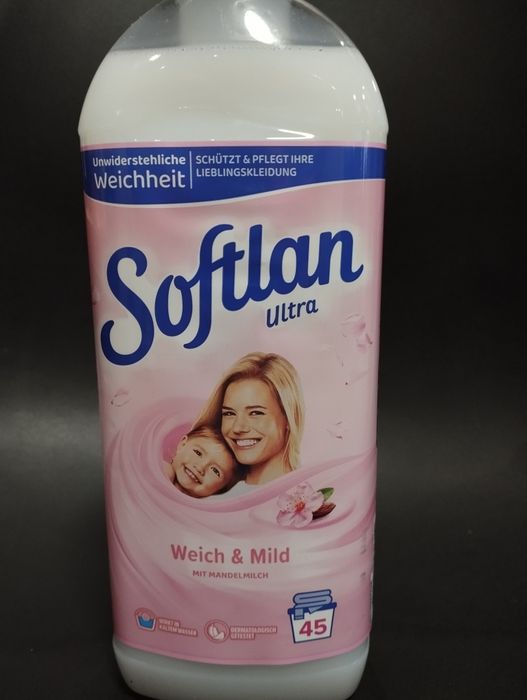 Softlan biały delikatny dla dzieci płyn do płukania 1 L