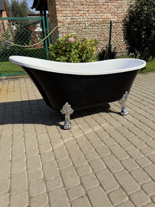 Ванна на левових лапах 161 см ретро ванна (00207+)