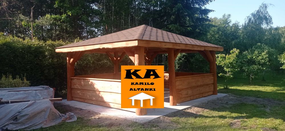 Altanka, Altana, Altanki, Altany na grubym balu ogrodowe