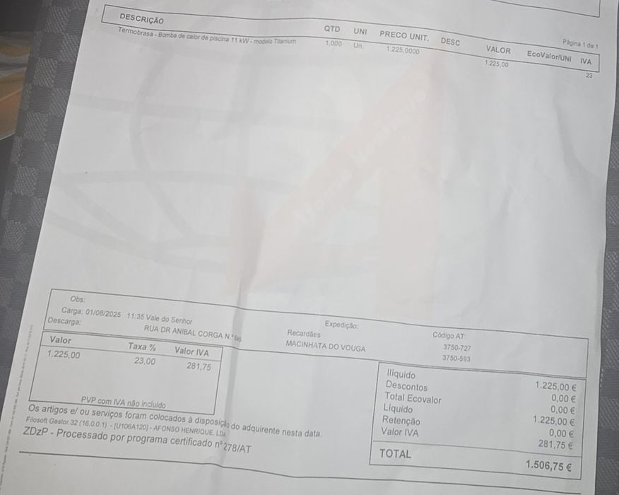 Bomba de calor piscina 11kw até 60m3 Termobrasa - Titanium 11