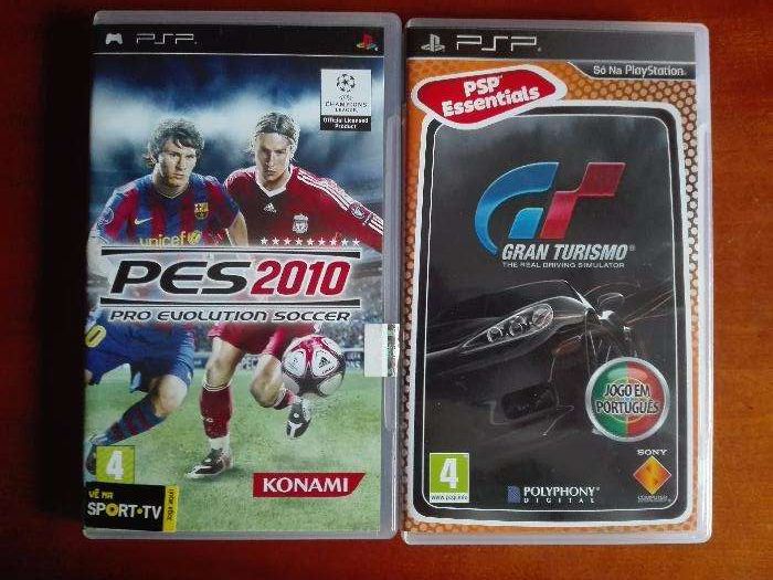 Jogos PSP em funcionamento