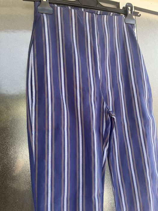 Calças às riscas azul marinho | Tamanho M | Novas sem etiqueta64738128332289121