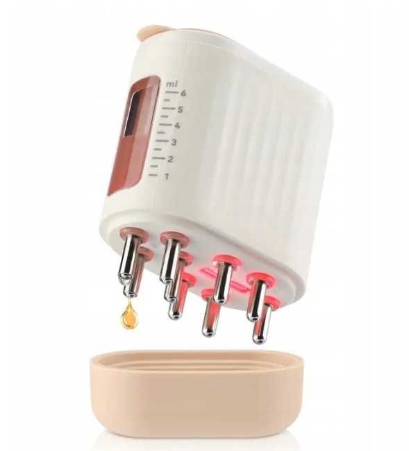 Elektryczny grzebień skóry głowy z aplikatorem oleju do włosów i masaż