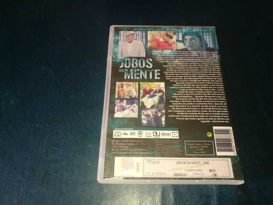 Jogos da Mente DVD (Legendagem Português)