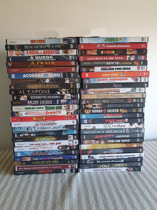 Lote de 52 DVDs (capa e CD)