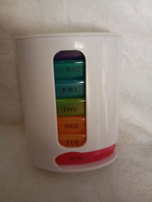 Organização de comprimidos diários