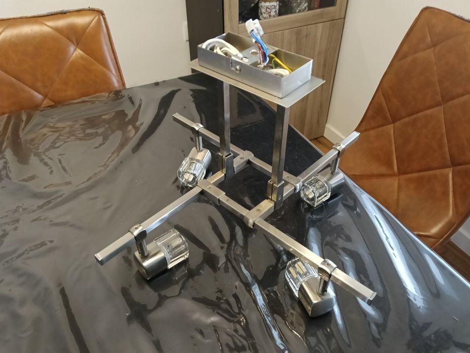 Conjunto de 3 candeeiros com lâmpadas G9 em led