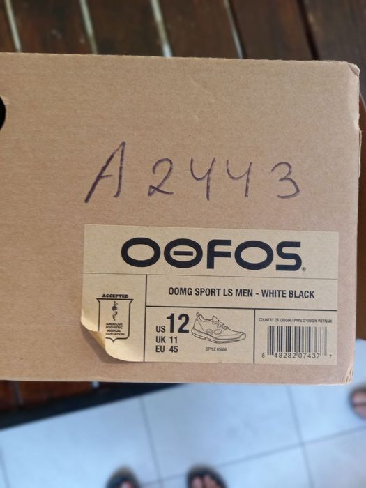 Кросівки OOfos | кросівки для спорту