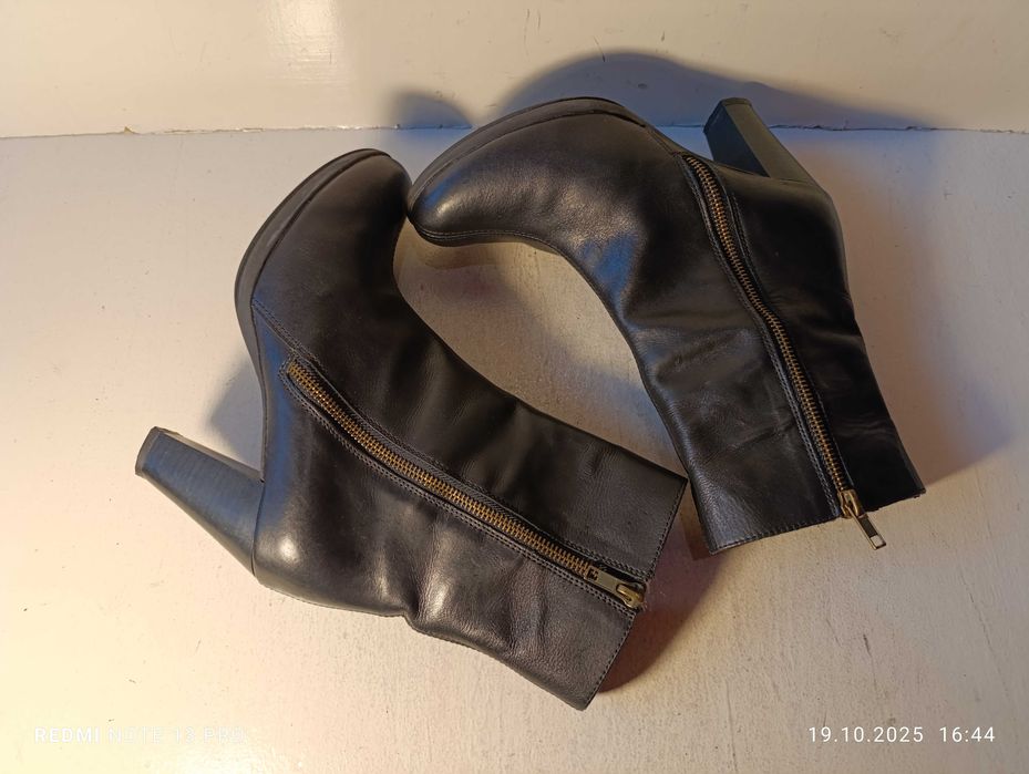 botki skórzane Remonte