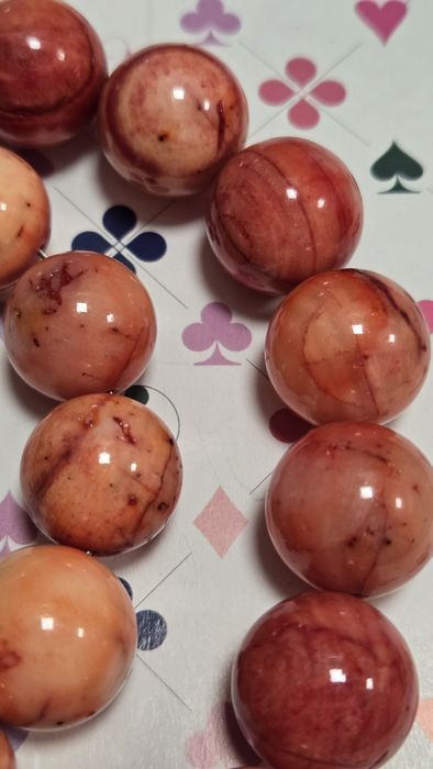 Korale naszyjnik jaspis brekcjowyvl naturalny