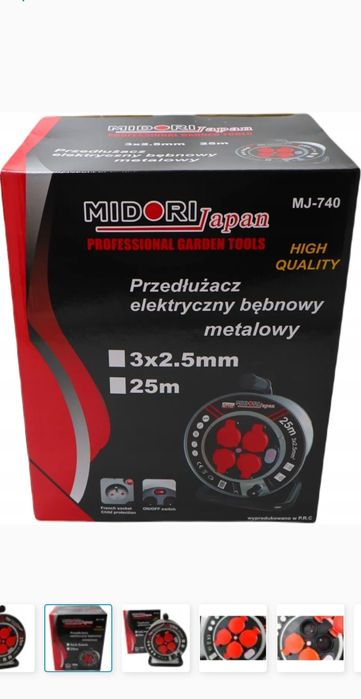 Bęben przedłużacz 3x2.5mm  wyprzedaż