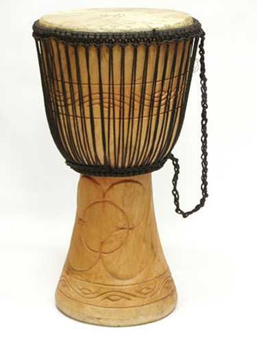 Djembe Ghana 10" Afro Drum - bęben afrykański Made in Ghana unique