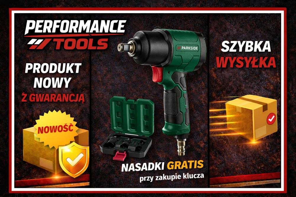 Parkside klucz udarowy pneumatyczny PDSS 850 A1 850 Nm nowy