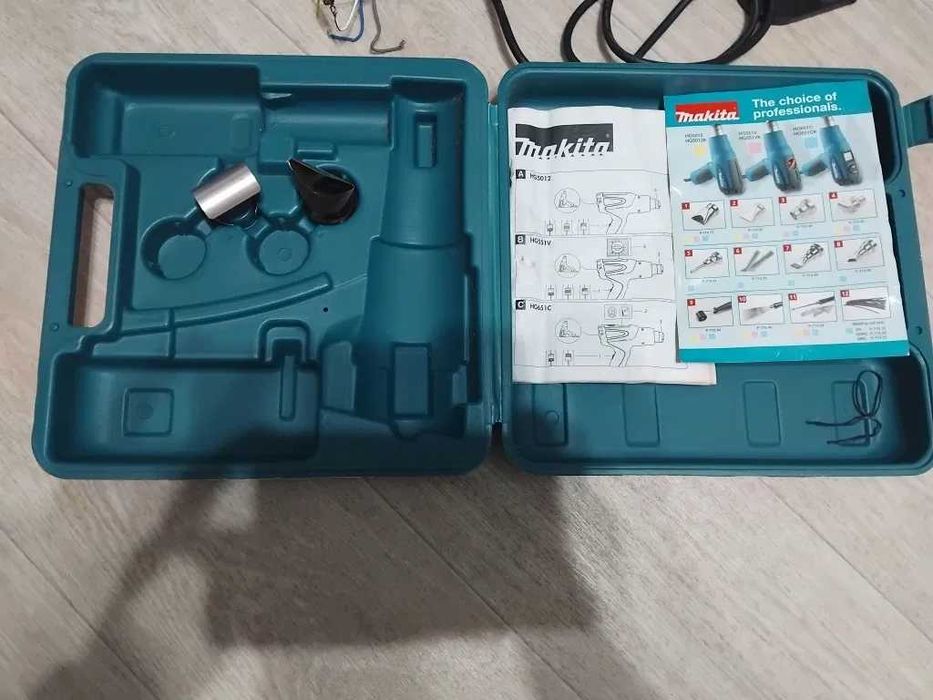 Строительный фен Makita HG5012  после восстановления.