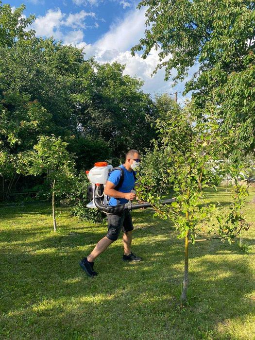 Обрізка дерев, зрізання дерев, обприскування, арбористика, подрібнення