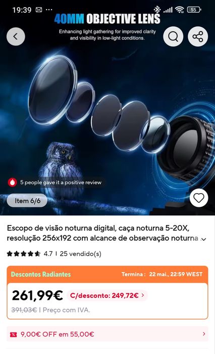 Mira de visão noturna