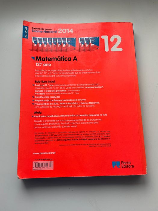 Livro exame Matemática A