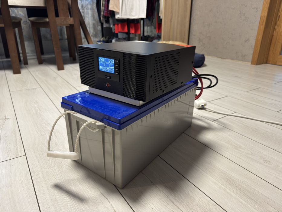 Комплект ДБЖ 1500VA, gel 200 Ah, б/у