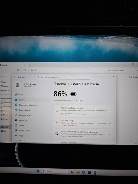 HP ZBook Power G8 | i7 11ª Gen | 16GB | 500GB NVMe | Como Novo