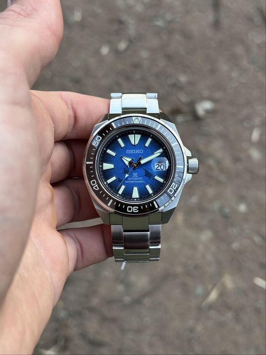 サムライブルー Seiko Prospex King Samurai Save the Ocean Dark Manta SRPE33K1: 25