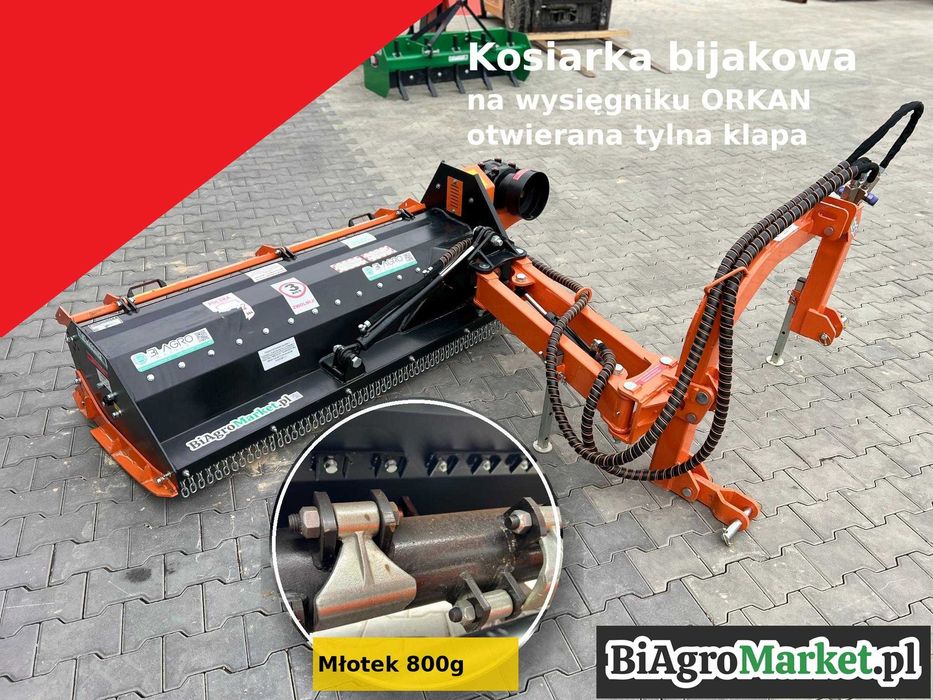 Kosiarka bijakowa boczna na pantografie 1.05- 1.25- 1.45 -1.65 mulczer Kosiarka na wysięgniku Dostawa Całe PL/ --RATY-- Od ręki na placu! Zadzwoń!!!