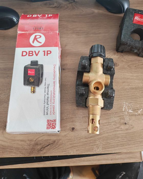 Zawór schładzający DBV 1 P z izolacją nie używany