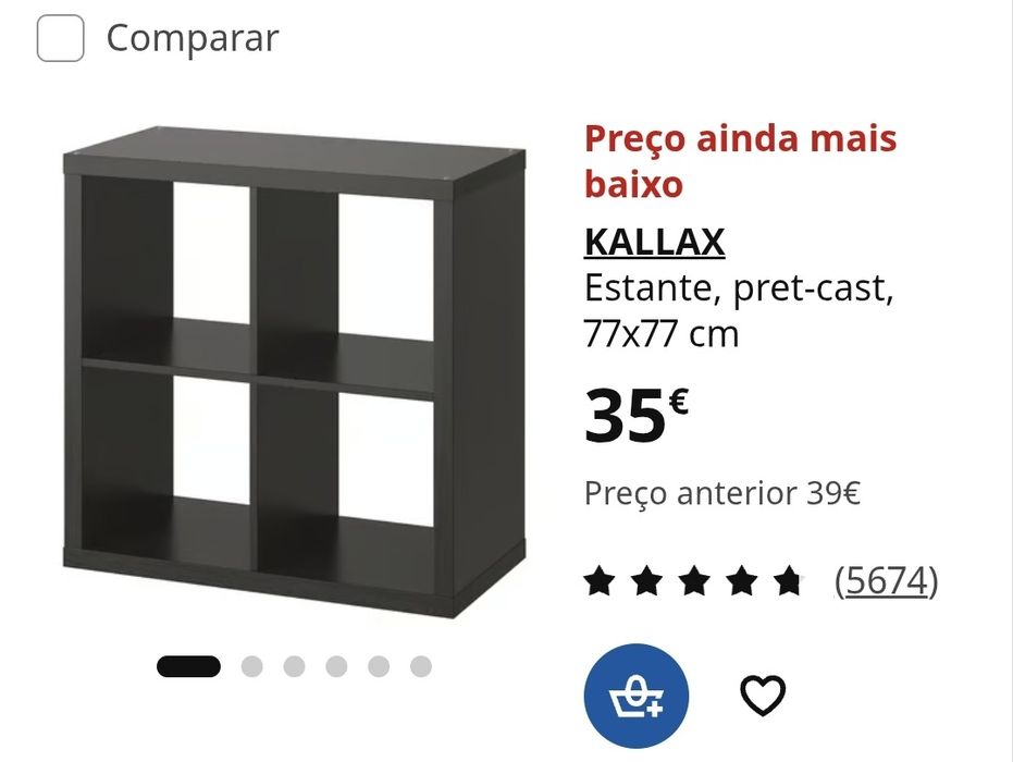 Kallax IKEA cubo