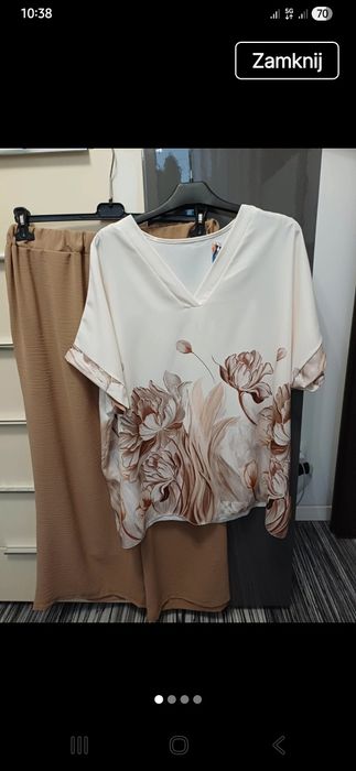 Nowy elegancki komplet - bardzo duży.